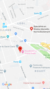 Localisation Cabinet de Shiatsu à Marseille - Norma Bustamante