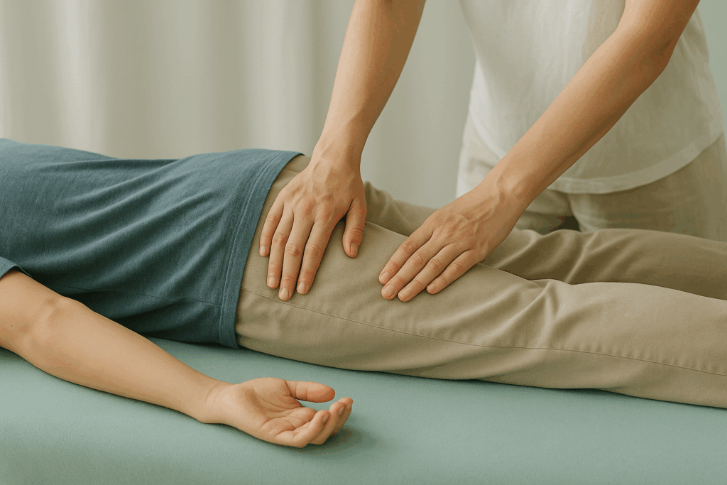 “Fasciathérapieà Marseille – travail doux des fascias.