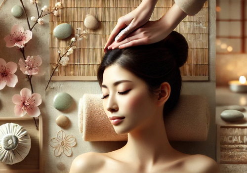 kobido massage client